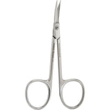 MILTEX Cuticle Scissors, 3-1/2" (8.9 cm), curved blades, extra delicate, chrome. MPN: 40-445