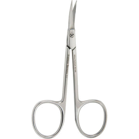 MILTEX Cuticle Scissors, 3-1/2" (8.9 cm), curved blades, extra delicate, chrome. MPN: 40-445