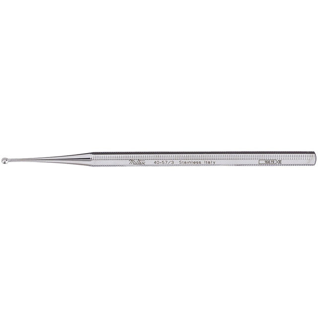 MILTEX Curette Excavator, 5" (127mm), Single-Ended, Large, 2.5mm Diameter, Without Hole. MPN: 40-57/3
