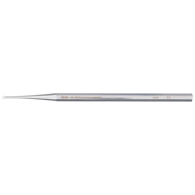 MILTEX Excavator Curette, 5" (127mm), Single-Ended, Medium, 2mm Diameter, without Hole. MPN: 40-58/2