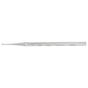 MILTEX Excavator Curette, 5" (127mm), Single-Ended, Large, 2.5mm Diameter, with Hole. MPN: 40-58/3