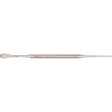 MILTEX Spatula & Packer, 5-7/8" (150mm), double-ended, 7.5mm wide oval spatula and 2mm wide packer. MPN: 40-91