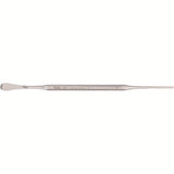 MILTEX Spatula & Packer, 5-7/8" (150mm), double-ended, 7.5mm wide oval spatula and 2mm wide packer. MPN: 40-91