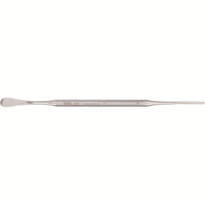 MILTEX Spatula & Packer, 5-7/8" (150mm), double-ended, 7.5mm wide oval spatula and 2mm wide packer. MPN: 40-91