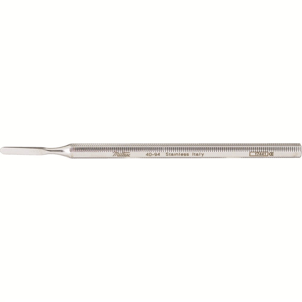 MILTEX LOCKE Elevator, 4-1/2" (115.2mm), Small Blade, 2.7mm x 17mm, Blunt. MPN: 40-94