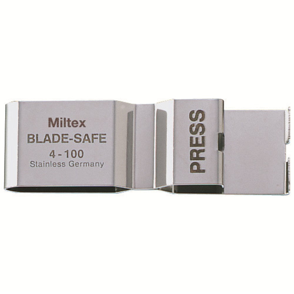 MILTEX Blade-Safe Surgical Blade Remover, safely removes blades from handles, protecting hands. MPN: 4-100