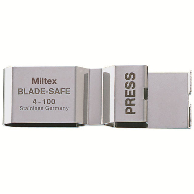 MILTEX Blade-Safe Surgical Blade Remover, safely removes blades from handles, protecting hands. MPN: 4-100