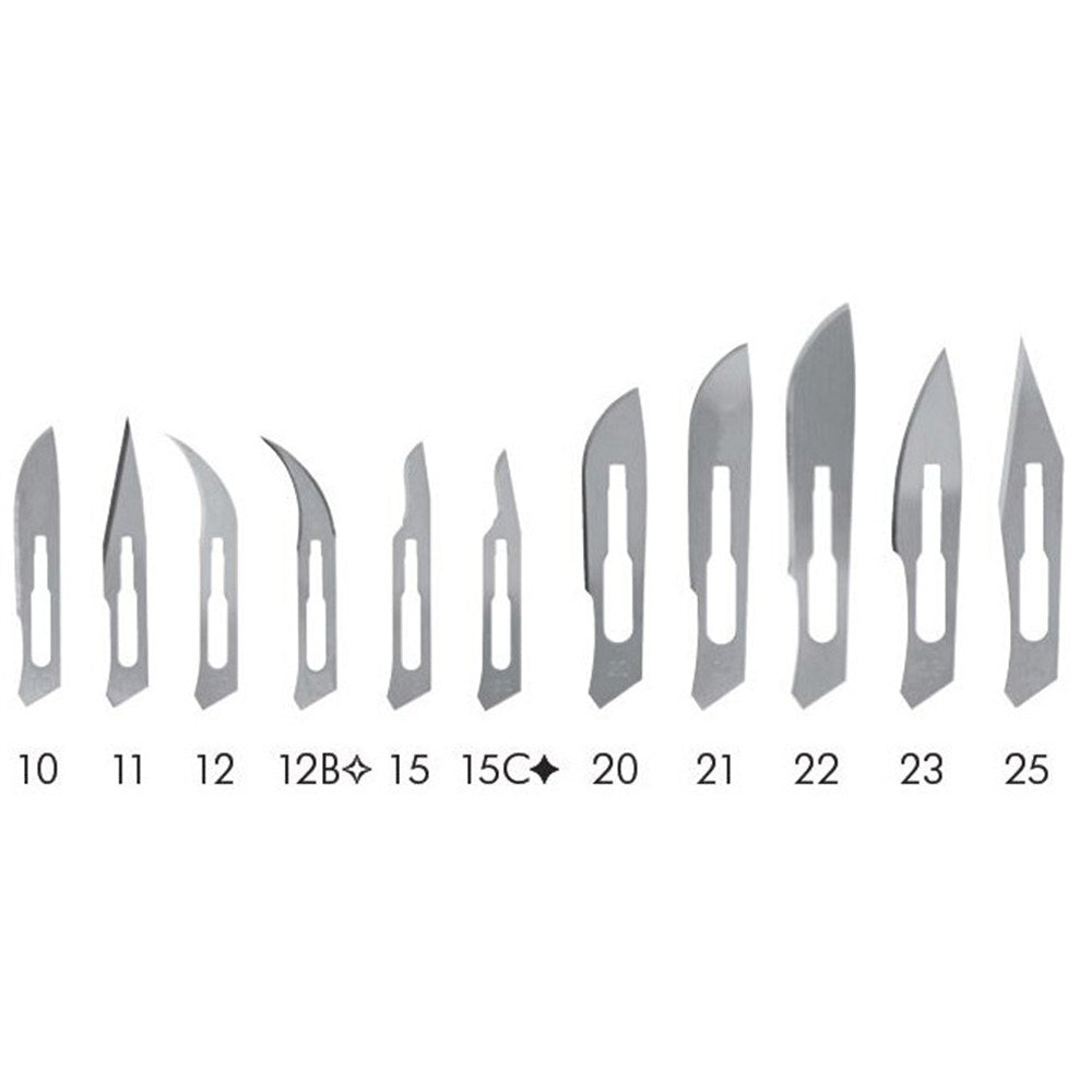 MILTEX Carbon Steel Sterile Surgical Blades no. 10, 100/box. MPN: 4-110 - Image 3