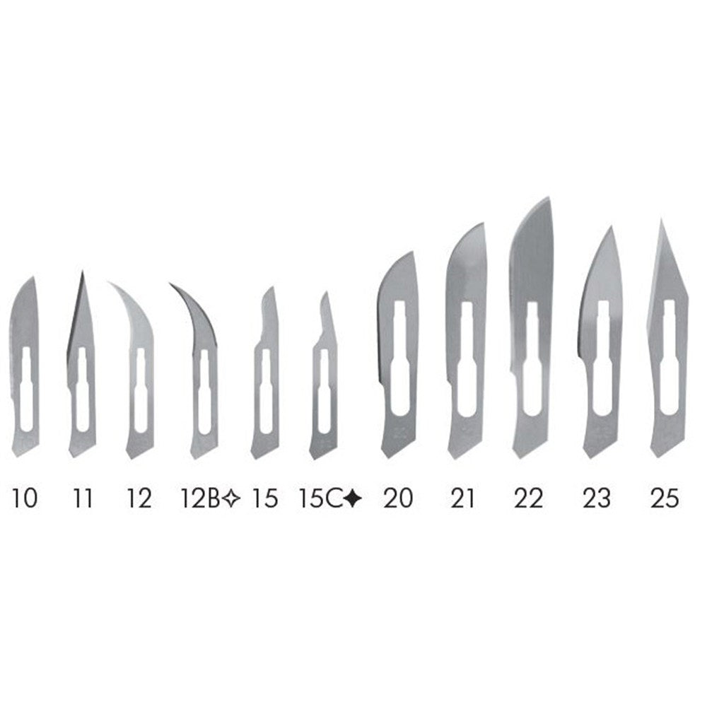 MILTEX Carbon Steel Sterile Surgical Blades no. 12, 100/box. MPN: 4-112 - Image 3