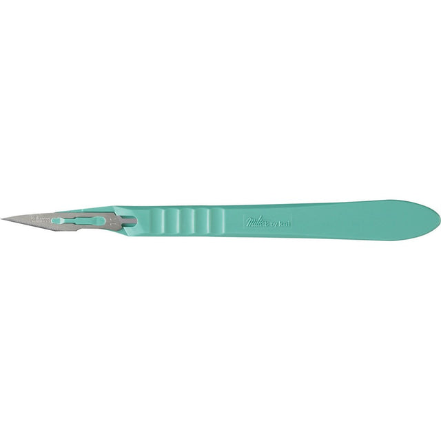 MILTEX Disposable Scalpels, stainless steel, sterile blade size no. 11, 10/box. MPN: 4-411