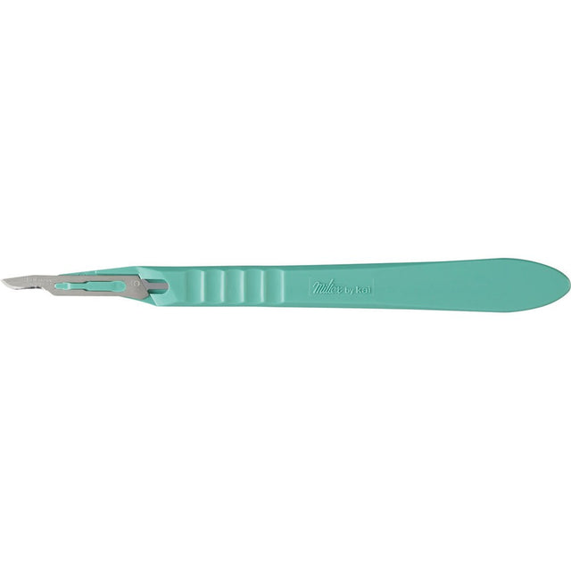 MILTEX Disposable Scalpels, stainless steel, sterile blade size no. 15, 10/box. MPN: 4-415