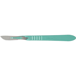 MILTEX Disposable Scalpels, stainless steel, sterile blade size no. 22, 10/box. MPN: 4-422