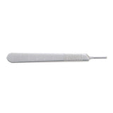 MILTEX no.3 Scalpel Handle, 5" (127mm), mm and cm Graduations, extra fine, Nickel Plated, Fits Blade Sizes 10, 11, 12, 12B, 15 & 15C. MPN: 4-7R