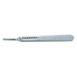 MILTEX no.4 Scalpel Handle, 5-1/4" (135mm), mm and cm Graduations, Nickel Plated, Fits Blade Sizes 20, 21, 22, 23 & 25. MPN: 4-8R
