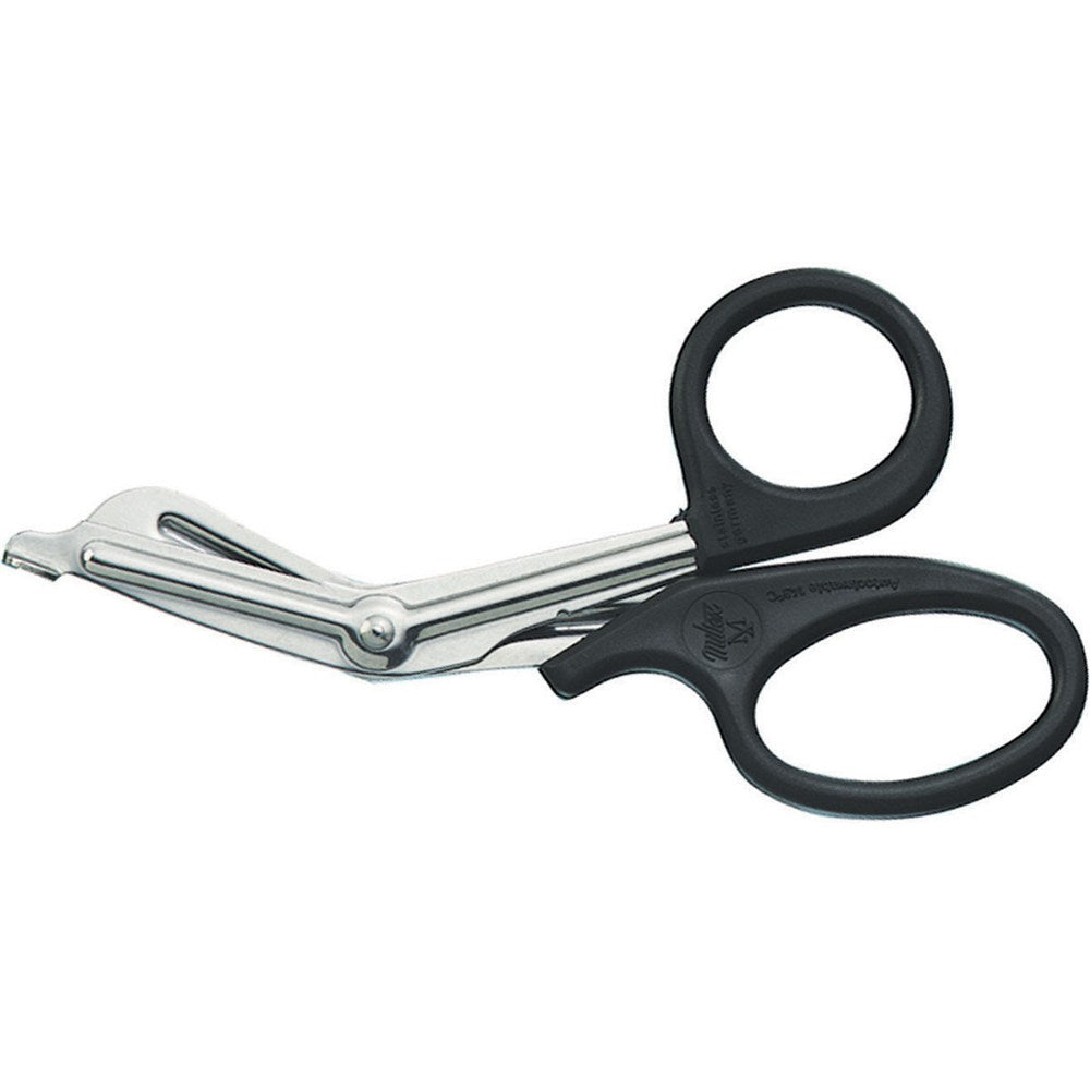 MILTEX Bandage & Utility Scissors, 7-1/2" (190mm), Serrated Blade, Black Handle. MPN: 5-1000