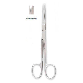 MILTEX DEAVER Scissors, 5-1/2", straight, sharp/blunt points. MPN: 5-102