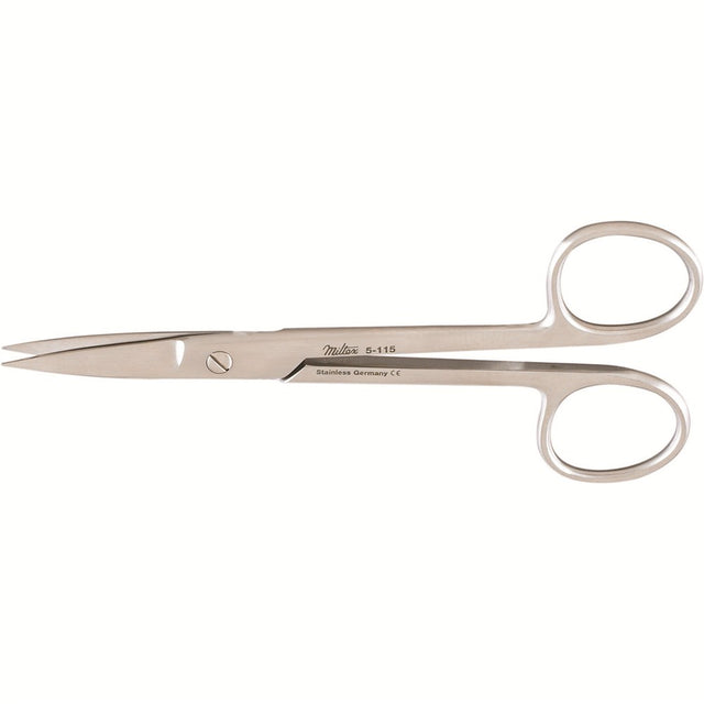 MILTEX MAYO Operating Scissors, 5-1/2", straight, heavy pattern, sharp points. MPN: 5-115