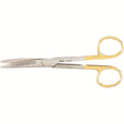 MILTEX MAYO Dissecting Scissors, 5-3/4" (145mm), Curved, Standard Beveled Blades, Carb-N-Sert. MPN: 5-122TC