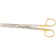 MILTEX MAYO Dissecting Scissors, 6-3/4" (172mm), Straight, Standard Beveled Blades, Carb-N-Sert. MPN: 5-124TC