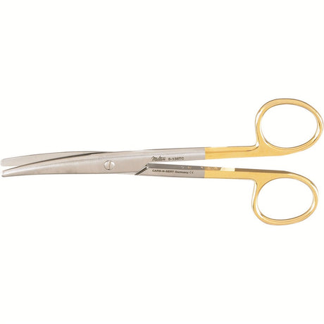 MILTEX MAYO Dissecting Scissors, 5-1/2" (14cm), curved, rounded blades, Carb-N-Sert. MPN: 5-138TC