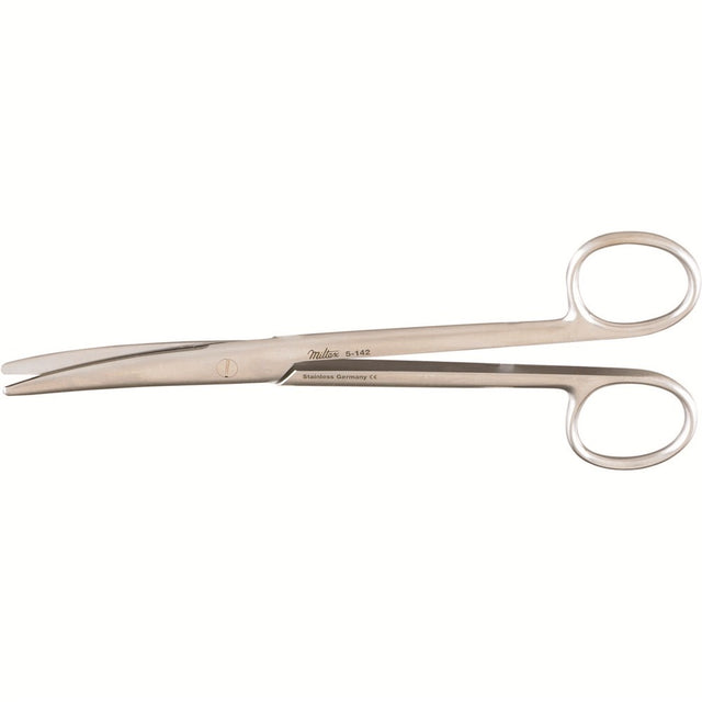 MILTEX MAYO Dissecting Scissors, 6-3/4" (169mm), curved, rounded blades. MPN: 5-142