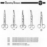 MILTEX MAYO-NOBLE Dissecting Scissors, 6-1/2" (162mm), curved, rounded blades. MPN: 5-146 - Image 2