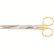 MILTEX Standard Pattern Operating Scissors, straight, 5-1/2" (14cm), sharp-blunt points, Carb-N-Sert. MPN: 5-16TC