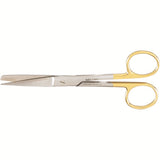 MILTEX Standard Pattern Operating Scissors, straight, 5-1/2" (14cm), sharp-blunt points, Carb-N-Sert. MPN: 5-16TC