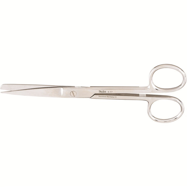 MILTEX Standard Pattern Operating Scissors, straight, 6" (155mm), Standard Pattern, sharp-blunt points. MPN: 5-17