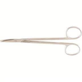 MILTEX REYNOLDS Dissecting Scissors, 6" (155mm), curved, tenotomy type dissecting tips, one serrated blade. MPN: 5-174
