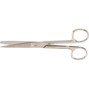 MILTEX Standard Pattern Operating Scissors, straight, 6-1/2" (165mm), Standard Pattern, sharp-blunt points. MPN: 5-18