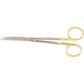 MILTEX Delicate Pattern METZENBAUM Scissors, 5-3/4" (145mm), Tungsten Carbide, curved, sharp points. MPN: 5-180B-TC