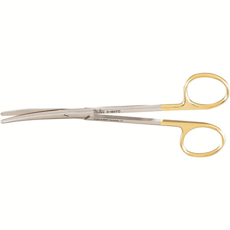 MILTEX METZENBAUM-LAHEY Scissors, 5-3/4" (144.5mm), Tungsten Carbide, Standard Pattern, curved, blunt points. MPN: 5-180TC