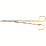 MILTEX Standard Pattern METZENBAUM Scissors, 8" (203mm), curved, blunt points, Tungsten Carbide. MPN: 5-184TC