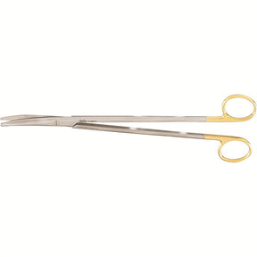 MILTEX Standard Pattern METZENBAUM-NELSON Scissors, 9-1/4" (232mm), Tungsten Carbide, curved, blunt points. MPN: 5-188TC