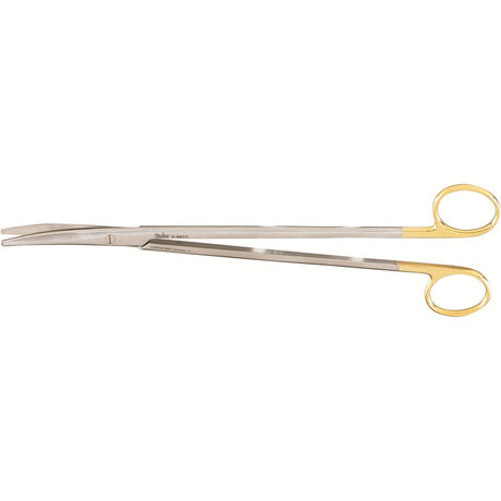 MILTEX Standard Pattern METZENBAUM-NELSON Scissors, 9-1/4" (232mm), Tungsten Carbide, curved, blunt points. MPN: 5-188TC