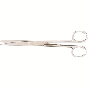 MILTEX Standard Pattern Operating Scissors, straight, 7-1/4" (185mm), Standard Pattern, sharp-blunt points. MPN: 5-19