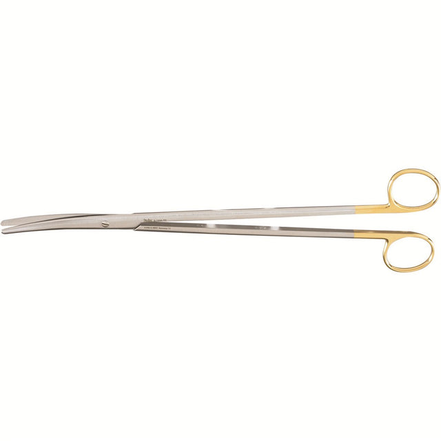 MILTEX Standard Pattern METZENBAUM Scissors, 12-1/4" (310mm), curved, blunt points, Tungsten Carbide. MPN: 5-193A-TC