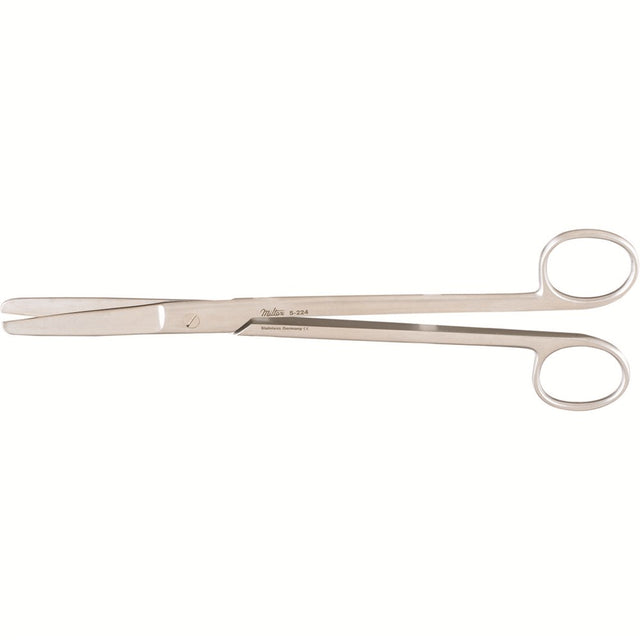 MILTEX SIMS Uterine Scissors, 7-3/4" (200mm), straight, blunt-blunt points. MPN: 5-224