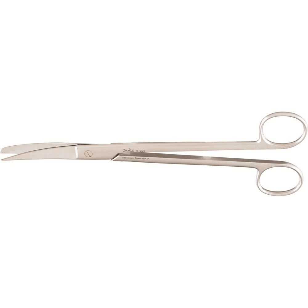 MILTEX SIMS Uterine Scissors, 7-3/4" (200mm), curved, sharp-blunt points. MPN: 5-228