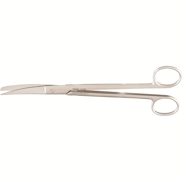 MILTEX SIMS Uterine Scissors, 7-3/4" (200mm), curved, sharp-blunt points. MPN: 5-228