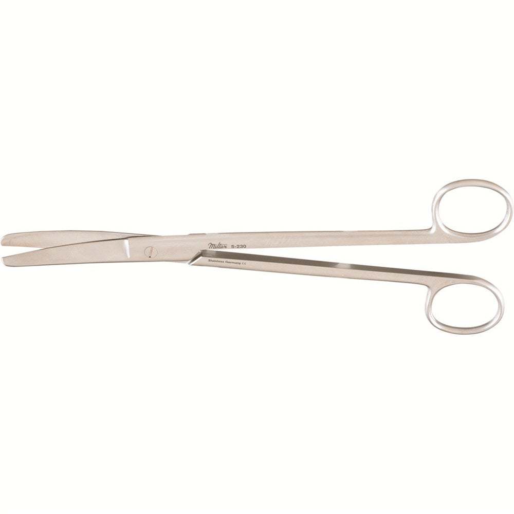 MILTEX SIMS Uterine Scissors, 7-3/4" (200mm), curved, blunt-blunt points. MPN: 5-230