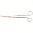 MILTEX POTTS-SMITH Scissors, 7-1/2" (189mm cm), angled on side 25 degrees, 21 mm blades. MPN: 5-246