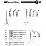 MILTEX POTTS-SMITH Scissors, 7-1/4" (18mm), angled on side 60 degrees, 14.5mm blades. MPN: 5-248 - Image 2