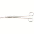 MILTEX STRULLY Dissecting Scissors, 7-3/4" (200mm), slightly curved blades with probe tips. MPN: 5-262