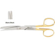 MILTEX Standard Pattern Operating Scissors, straight, 5-1/2" (14cm), blunt-blunt points, Carb-N-Sert. MPN: 5-26TC