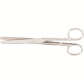 MILTEX Standard Pattern Operating Scissors, straight, 6" (152mm), Standard Pattern, blunt-blunt points. MPN: 5-27