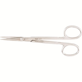 MILTEX WAGNER Plastic Surgery Scissors, 4-3/4" (12.1 cm), straight, sharp-sharp points, serrated blade. MPN: 5-271