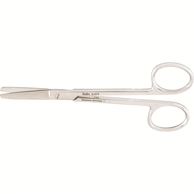 MILTEX WAGNER Plastic Surgery Scissors, 4-3/4" (12.1 cm), straight, blunt-blunt points. MPN: 5-274