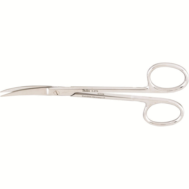 MILTEX WAGNER Plastic Surgery Scissors, 4-3/4" (12.1 cm), curved, sharp-sharp points. MPN: 5-276
